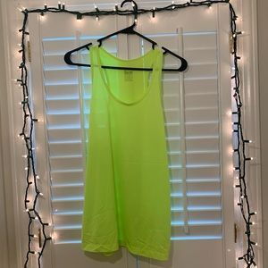 Neon Green/Yellow Nike Tank, L